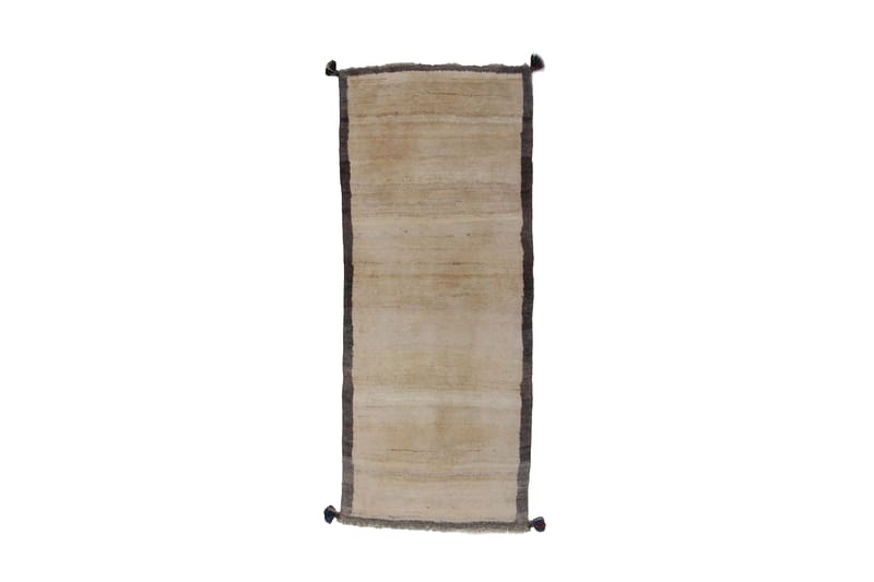 Handknuten Gabbeh Shiraz Ull Grå/Creme 72x173cm - Grå|Créme - Textil & mattor - Matta - Orientalisk matta