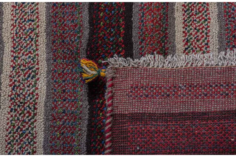 Handknuten Gabbeh Shiraz Ull Grå/Creme 88x178cm - Grå|Créme - Textil & mattor - Matta - Orientalisk matta
