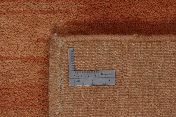 Handknuten Gabbeh Shiraz Ull Orange 105x140cm - Orange - Textil & mattor - Matta - Orientalisk matta