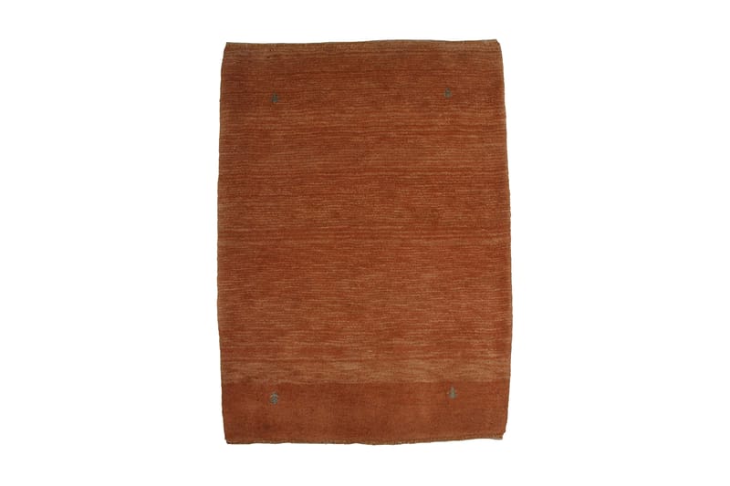 Handknuten Gabbeh Shiraz Ull Orange 87x126cm - Orange - Textil & mattor - Matta - Orientalisk matta