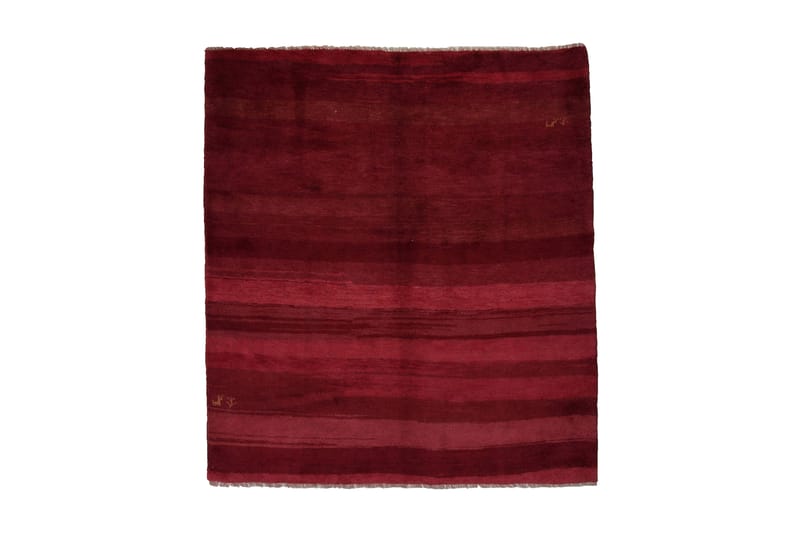 Handknuten Gabbeh Shiraz Ull Röd 178x200cm - Röd - Textil & mattor - Matta - Modern matta - Ullmatta
