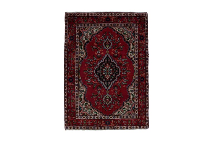 Handknuten Persisk Matta 100x138 cm - Röd/Blå - Textil & mattor - Matta - Orientalisk matta