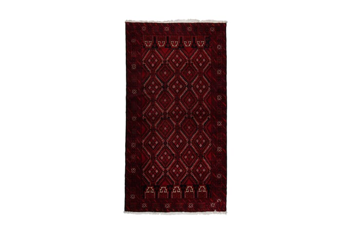 Handknuten Persisk Matta 104x197 cm Kelim - Röd/Svart - Textil & mattor - Matta - Fäll & skinnmatta
