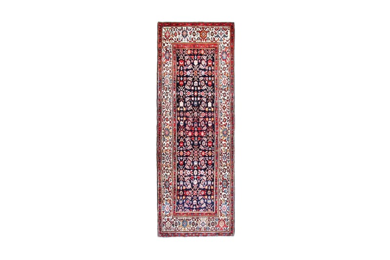 Handknuten Persisk Matta 106x305 cm - Mörkblå/Beige - Textil & mattor - Matta - Orientalisk matta