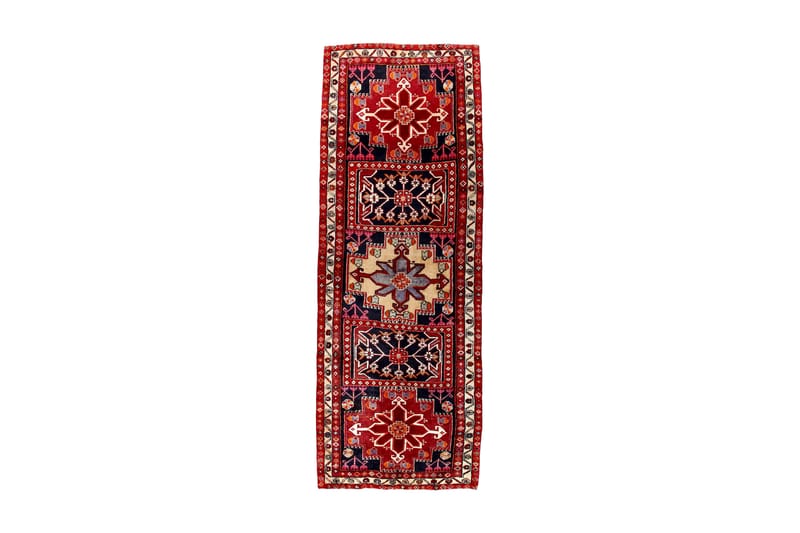Handknuten Persisk Matta 111x302 cm - Röd/Mörkblå - Textil & mattor - Matta - Orientalisk matta - Persisk matta