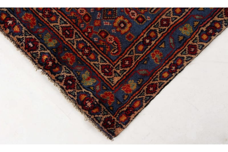 Handknuten Persisk Matta 130x297 cm - Mörkblå/Röd - Textil & mattor - Matta - Orientalisk matta