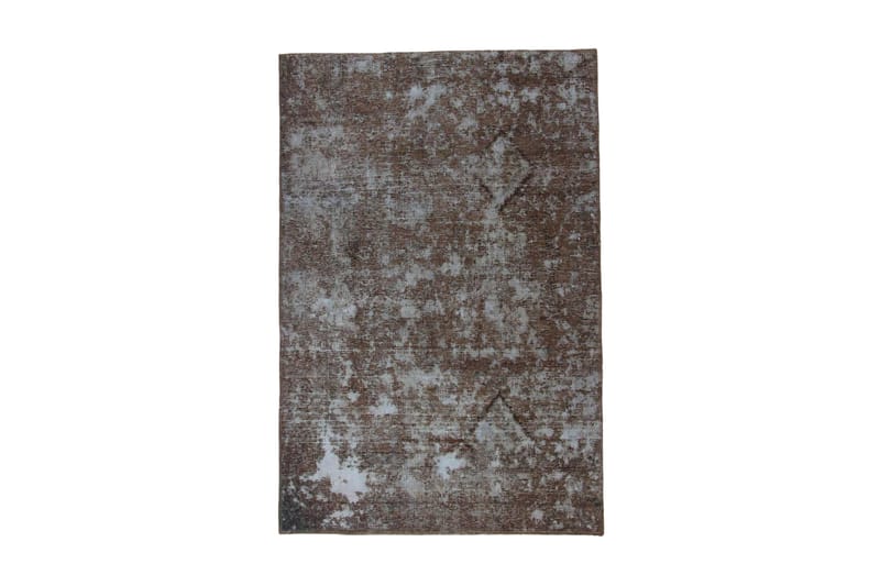 Handknuten Persisk Matta 131x198 cm Vintage - Blå/Brun - Textil & mattor - Matta - Orientalisk matta