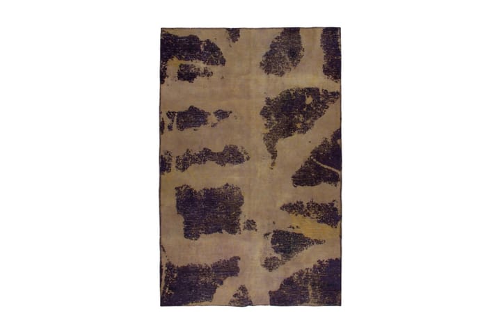 Handknuten Persisk Matta 133x205 cm Vintage - Beige/Lila - Textil & mattor - Matta - Orientalisk matta