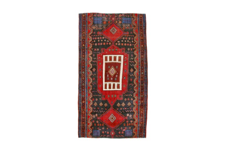 Handknuten Persisk Matta 134x256 cm - Mörkblå/Röd - Textil & mattor - Matta - Orientalisk matta
