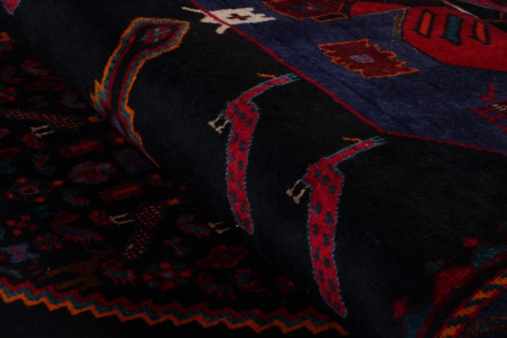 Handknuten Persisk Matta 150x356 cm - Mörkblå/Röd - Textil & mattor - Matta - Orientalisk matta