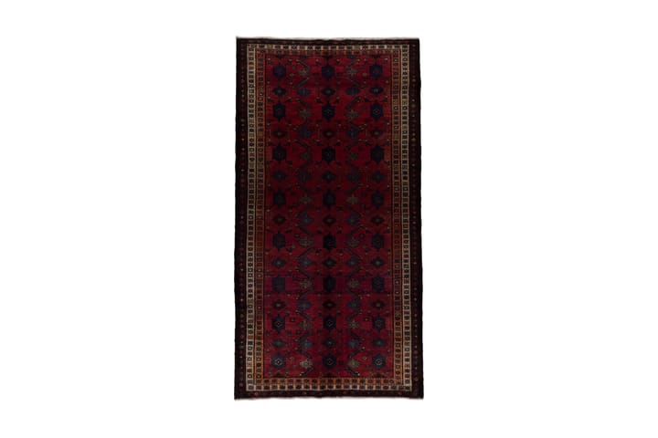 Handknuten Persisk Matta 151x293 cm - Röd/Mörkblå - Textil & mattor - Matta - Orientalisk matta