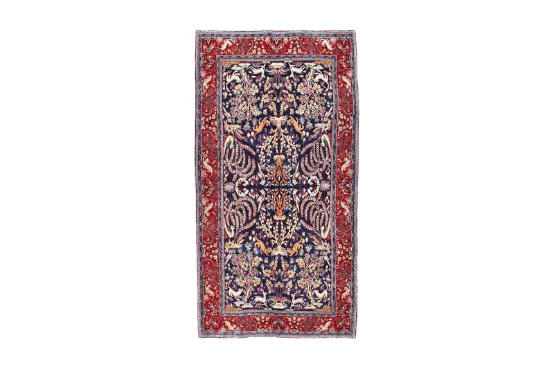 Handknuten Persisk Matta 160x303 cm - Mörkblå/Röd - Textil & mattor - Matta - Orientalisk matta