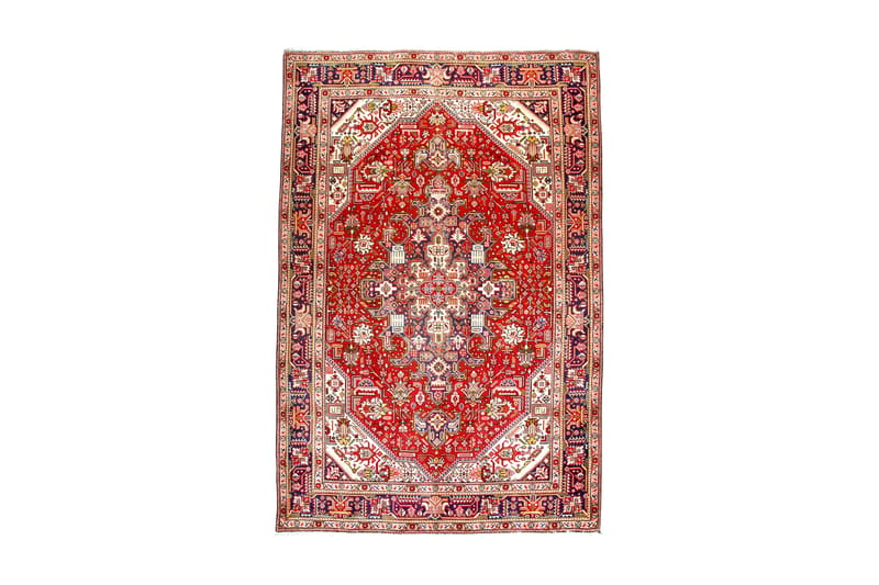 Handknuten Persisk Matta 195x294 cm Vintage - Röd/Mörkblå - Textil & mattor - Matta - Orientalisk matta