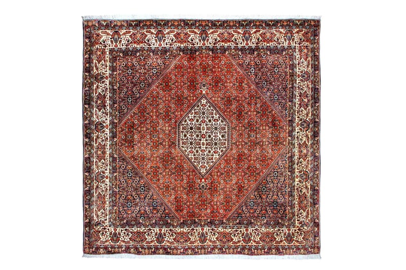 Handknuten Persisk Matta 200x200 cm - Koppar/Beige - Textil & mattor - Matta - Orientalisk matta
