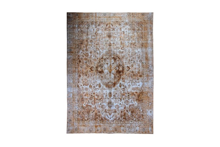 Handknuten Persisk Matta 261x360 cm Vintage - Blå/Brun - Textil & mattor - Matta - Orientalisk matta - Persisk matta