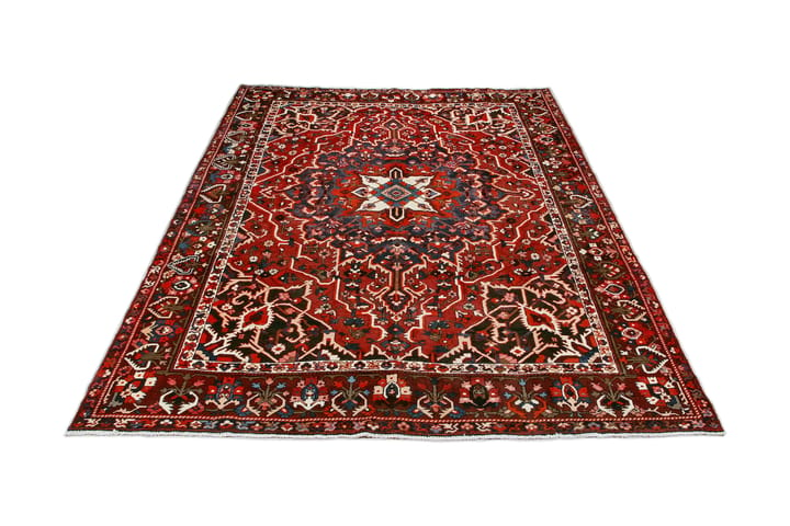 Handknuten Persisk Matta 306x386 cm - Röd/Mörkblå - Textil & mattor - Matta - Orientalisk matta - Persisk matta