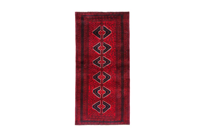 Handknuten Persisk Matta 90x181 cm - Röd/Svart - Textil & mattor - Matta - Orientalisk matta