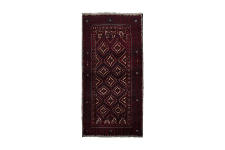 Handknuten Persisk Matta Våg 90x193 cm Kelim - Röd/Svart - Textil & mattor - Matta - Orientalisk matta