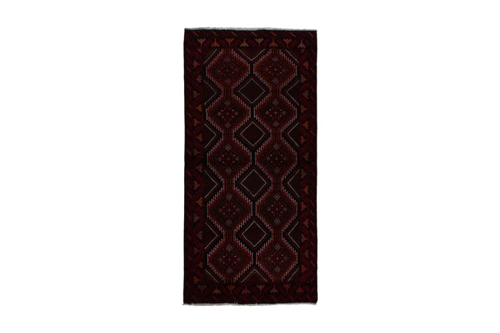 Handknuten Persisk Matta Våg 97x207 cm Kelim - Röd/Svart - Textil & mattor - Matta - Orientalisk matta