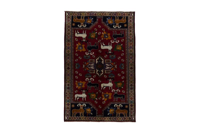 Handknuten Persisk Matta Varni 103x141 cm Kelim - Röd/Beige - Textil & mattor - Matta - Orientalisk matta