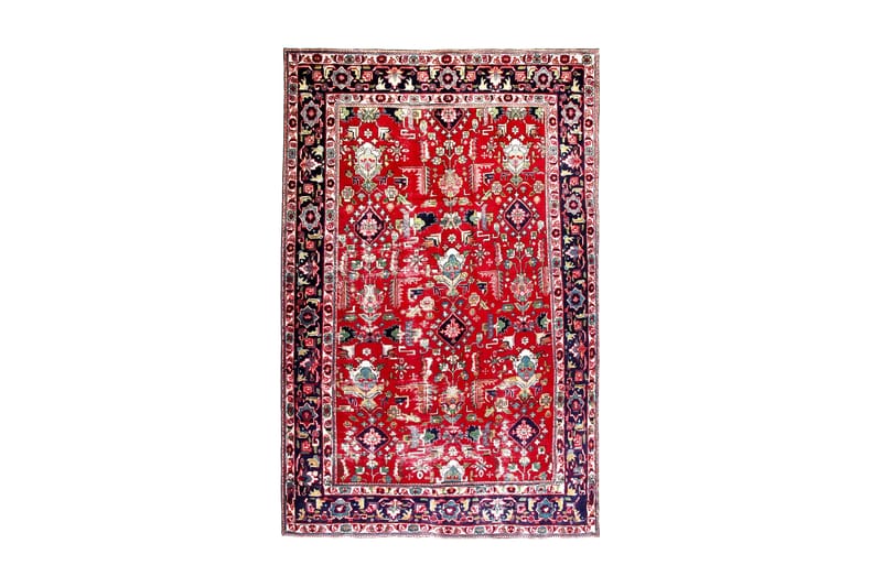 Handknuten Persisk Patchworkmatta 195x305 cm Kelim - Röd/Mörkblå - Textil & mattor - Matta - Orientalisk matta