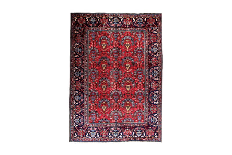 Handknuten Persisk Patchworkmatta 200x283 cm Kelim - Röd/Mörkblå - Textil & mattor - Matta - Orientalisk matta - Persisk matta