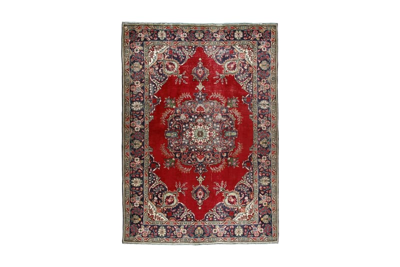 Handknuten Persisk Patchworkmatta 200x302 cm Kelim - Röd/Mörkblå - Textil & mattor - Matta - Orientalisk matta
