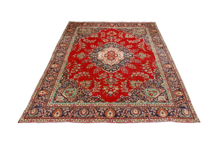 Handknuten Persisk Patchworkmatta 295x360 cm Kelim - Röd/Mörkblå - Textil & mattor - Matta - Orientalisk matta