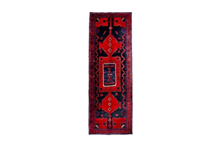 Handknuten Persisk Patinamatta 120x345 cm - Mörkblå/Röd - Textil & mattor - Matta - Orientalisk matta