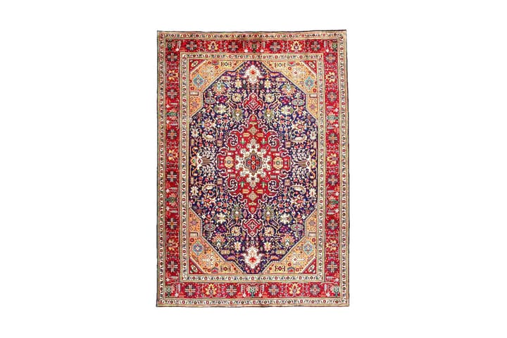 Handknuten Persisk Patinamatta 199x294 cm - Mörkblå/Röd - Textil & mattor - Matta - Orientalisk matta