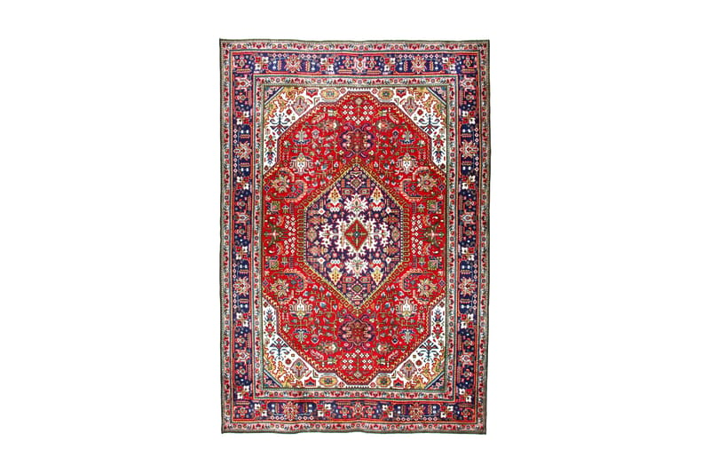 Handknuten Persisk Patinamatta 202x300 cm - Mörkblå/Röd - Textil & mattor - Matta - Orientalisk matta