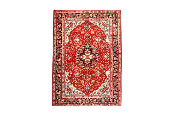 Handknuten Persisk Patinamatta 205x290 cm - Röd/Mörkblå - Textil & mattor - Matta - Stor matta