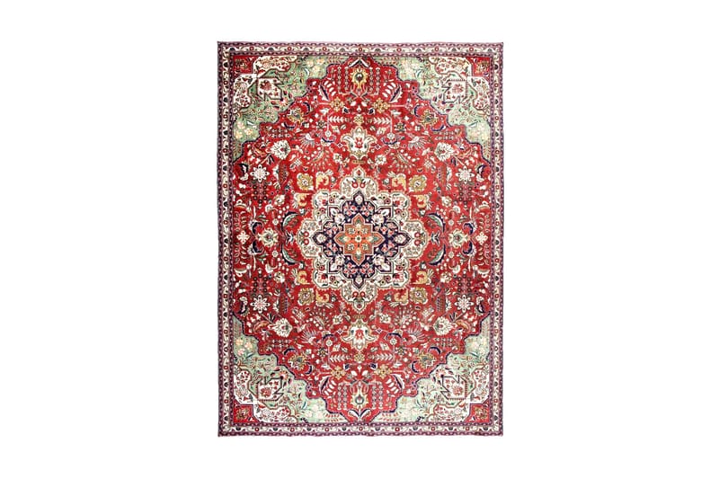 Handknuten Persisk Patinamatta 235x320 cm - Röd/Grön - Textil & mattor - Matta - Orientalisk matta