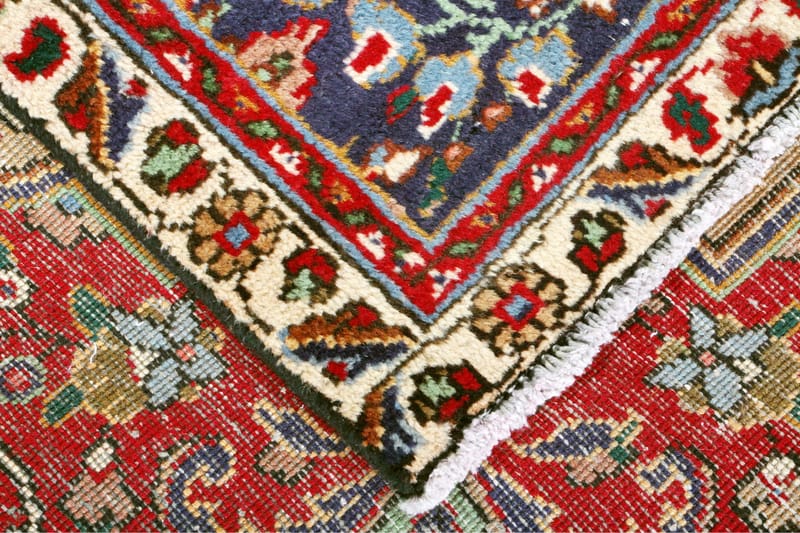 Handknuten Persisk Patinamatta 290x390 cm - Mörkblå/Röd - Textil & mattor - Matta - Orientalisk matta