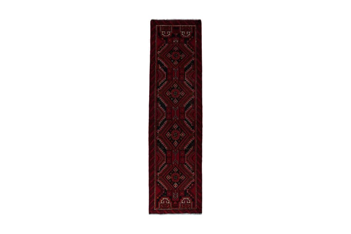 Handknuten Persisk Patinamatta 55x203 cm - Mörkblå/Röd - Textil & mattor - Matta - Orientalisk matta