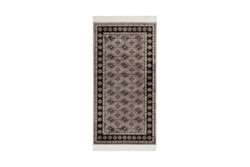 Orientalisk Matta Kashmir 80x450 Viskos - Grå - Textil & mattor - Matta - Stor matta
