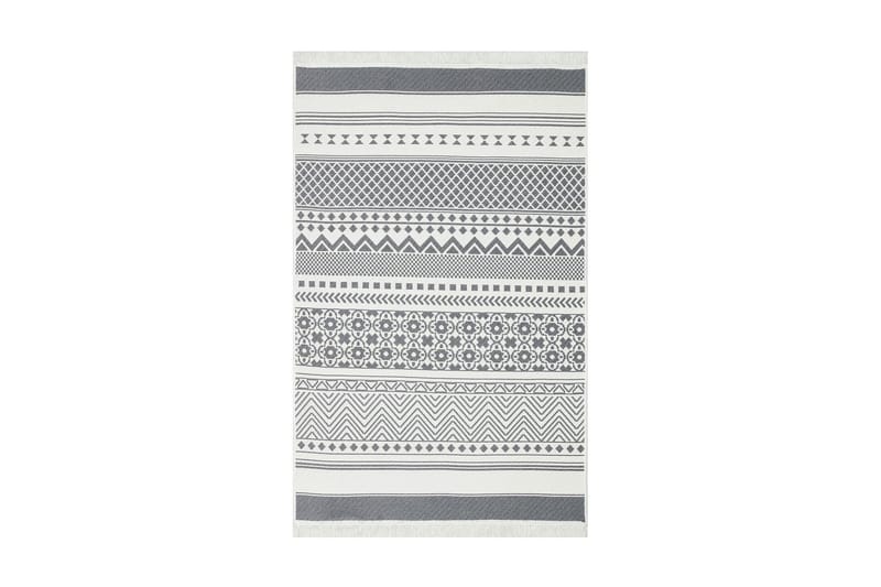 Bomullsmatta Eko Hali 80x150 cm - Grå/Vit - Textil & mattor - Badrumstextil