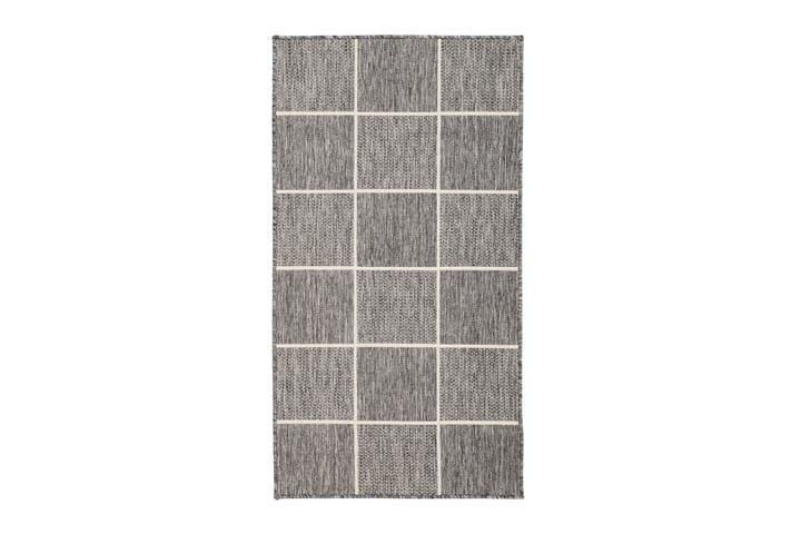 Flatvävd Matta Madrid Square 80x150 - Grå/Vit - Textil & mattor - Matta - Flatvävd matta