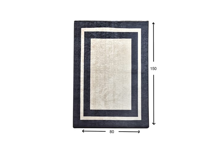 Matta Blackframe 80x150 cm - Flerfärgad/Sammet - Textil & mattor - Matta - Små mattor