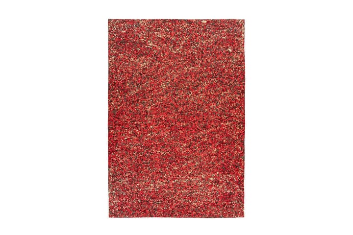 Matta Gatekey Wyske 80x150 cm Röd/Guld/Läder - D-Sign - Textil & mattor - Matta - Små mattor