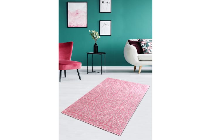 Matta Hemangie 80x150 cm - Rosa/Sammet - Textil & mattor - Matta - Små mattor