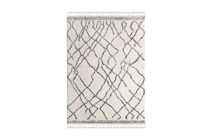 Matta Tacettin 80x150 cm - Vit/Grå - Textil & mattor - Matta - Små mattor