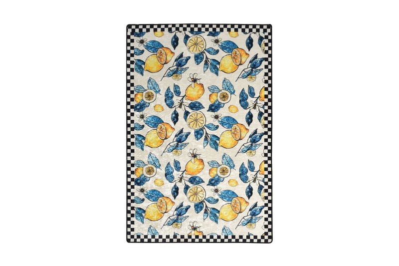 Matta Zitroun 80x150 cm - Flerfärgad/Sammet - Textil & mattor - Matta - Modern matta - Wiltonmatta