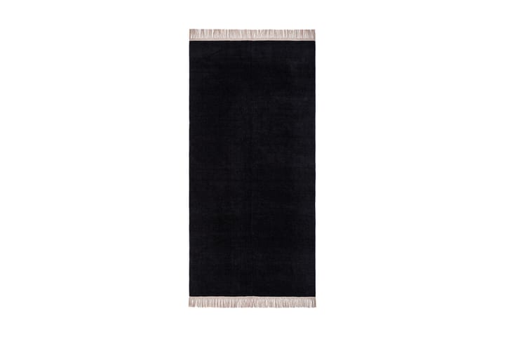 Viskosmatta Dover 75x230 cm - Svart - Textil & mattor - Matta - Modern matta - Viskosmatta & konstsilkesmatta