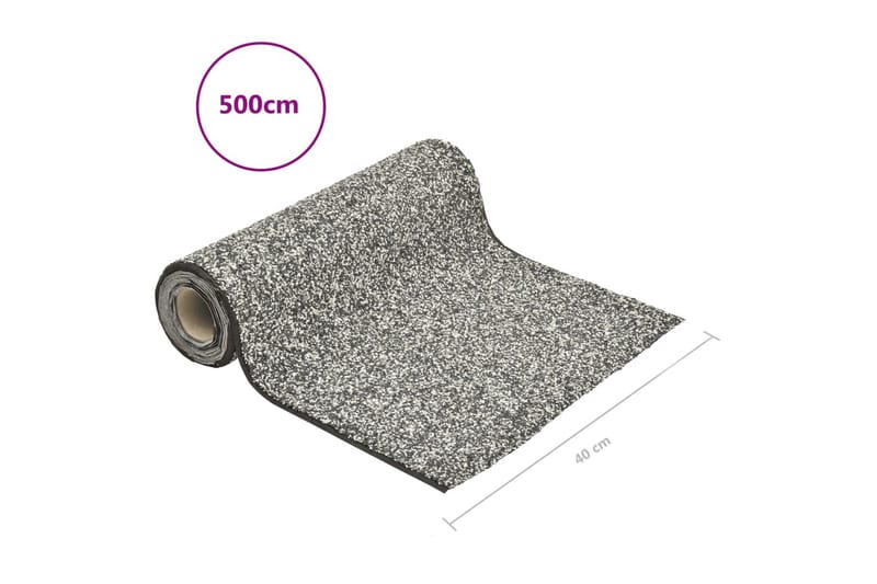 Kantmatta grå 500x40 cm - Textil & mattor - Matta - Specialmatta - Nålfiltsmattor & konstgräsmattor