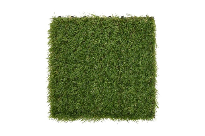 Konstgräsplattor 22 st grön 30x30 cm - Grön - Textil & mattor - Matta - Specialmatta - Nålfiltsmattor & konstgräsmattor