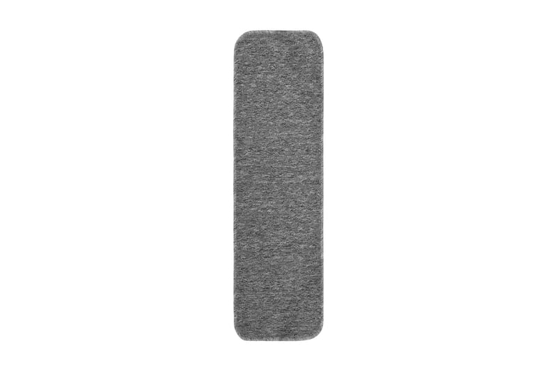 Trappstegmattor 15 st 75x20 cm grå halkfri - Grå - Textil & mattor - Matta - Små mattor