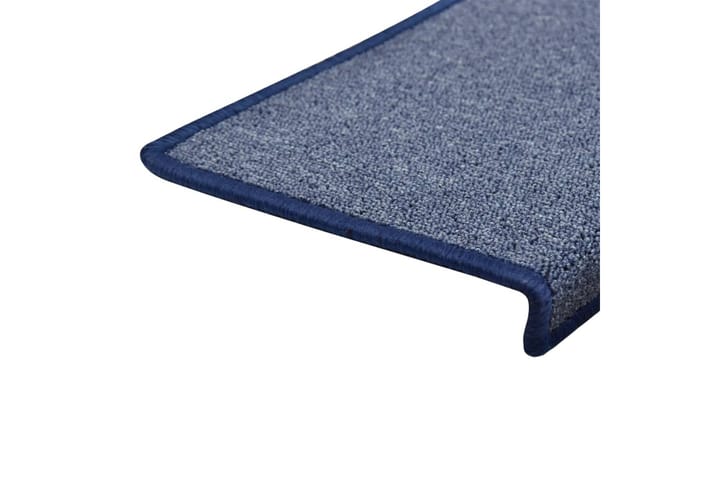Trappstegsmattor 10 st 65x25 cm blå - Blå - Textil & mattor - Matta - Specialmatta - Trappstegsmatta