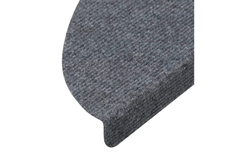 Trappstegsmattor självhäftande 15 st 65x26 cm grå - Grå - Textil & mattor - Matta - Specialmatta - Trappstegsmatta
