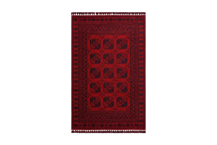 Matta Eko Hali 160x230 cm - Röd/Mörkblå - Textil & mattor - Matta - Modern matta - Wiltonmatta